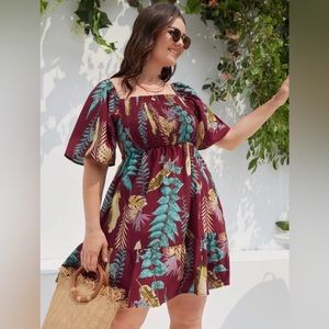 Flutter Sleeve Dress